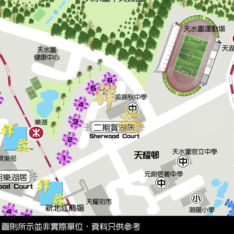 嘉湖山莊賞湖居 圖則 LAYOUT