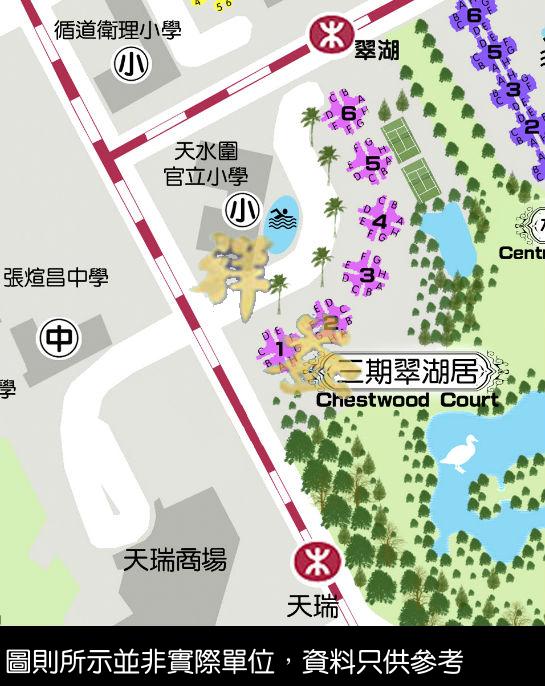 嘉湖山莊翠湖居 圖則 LAYOUT