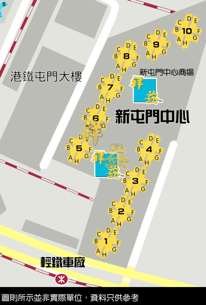 新屯門中心 圖則 LAYOUT